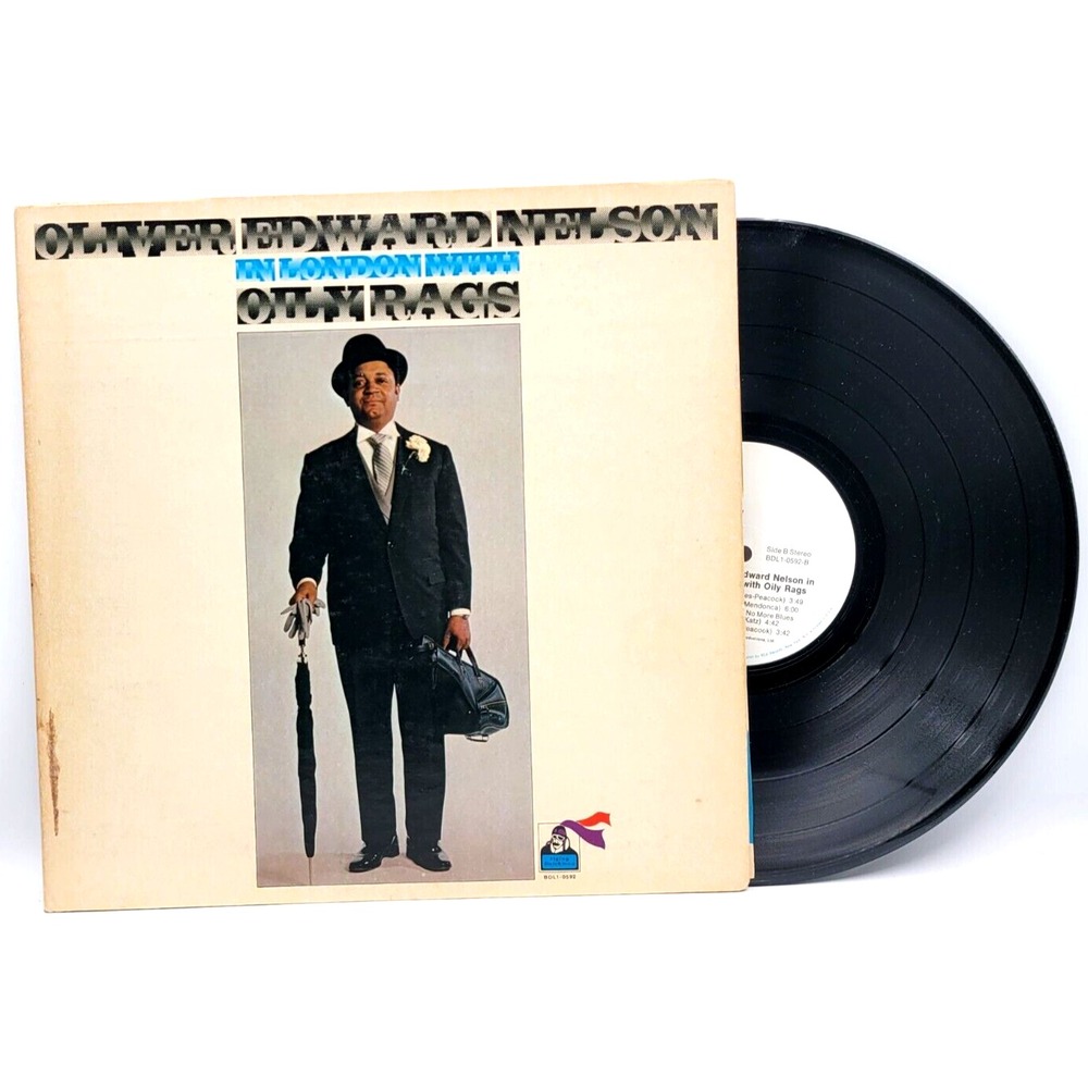 OLIVER EDWARD NELSON - IN LONDON WITH OILY‎ RAGS  - JAZZ LP